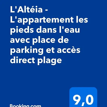 Lejlighed L'alteia - Les Pieds Dans L'eau Avec Place De Parking Et Acces Direct *
